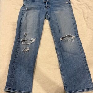MOTHER the Tomcat Distressed Jeans